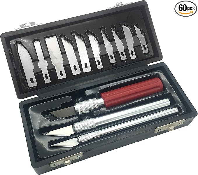 SMB Precision Hobby Knife Set (1/4/10/60) (60)