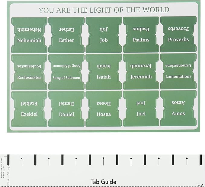Mr. Pen- Bible Tabs, 75 Tabs, Sage Green, Laminated Bible Tabs for Women and Men, Bible Tabs for Study Bible Index Tabs, Bible Book Tabs, Bible Labels Tabs, Mr Pen Bible Tabs for Women Study Bible