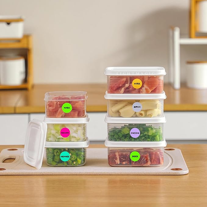 PARLAIM 0.75" Round Color Coding Circle Dot Labels in Roll, 1000 Stickers per Dispenser Box, 3/4 inch Diameter for Office and Business, Fluorescent Pink