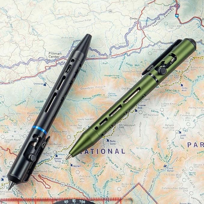 OLIGHT O'Pen Mini 2 Ballpoint Pen and Pencil in One, Replaceable EDC Refill and Pencil Tip, Smooth Writing, for Office, Working, Writing (OD Green)