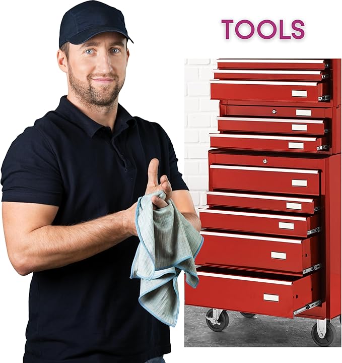 Availey 60 Pack Magnetic 'C' Channel Label Holders for Metal Racks and Shelves with Protective Films and Replacement Strips 4" x 0.75"