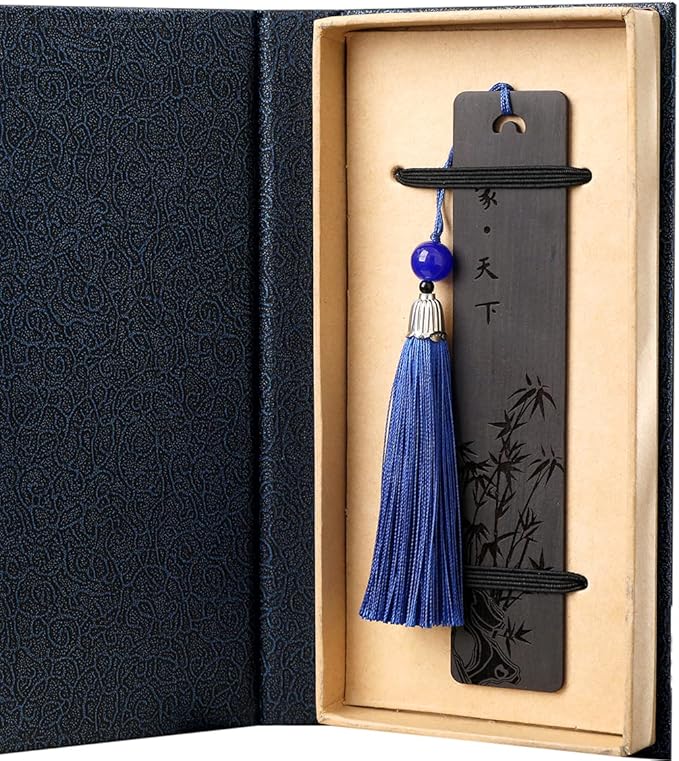 Wooden Bookmark Engraved Book Mark Vintage Style Best Unique Gifts Set for Book Lovers,Women,Men,Teacher,Birthday Present