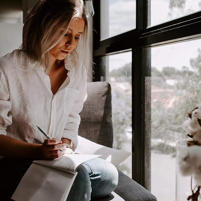 Black Retractable Gel, 2 Pack with Medium Points, Uni-Ball 207 Signo Click Pens are Fraud Proof and the Best Office , Nursing , Business , School , and Bible Pens