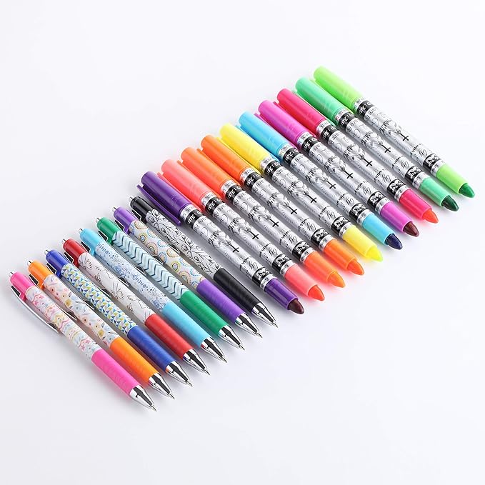 Mr. Pen Bible Journaling Kit, 18 Pack - 10 Gel Highlighters, 8 No Bleed Pens, Bible Pens and Highlighters, No Bleed, Gift