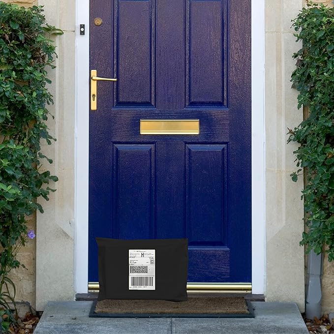 Colored Poly Mailers Pack of: (Black, 14.5" x 19" pack of 500) Be creative with your packaging with Colored mailers