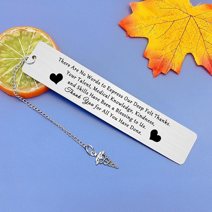 Gifts for Doctor Metal Book Markers for Doctor Thank You Doctor Gifts Doctor Appreciation Bookmark Retirement Bookmark for Doctor Inspirational Bookmark Graduation Leaving Going Away Gifts