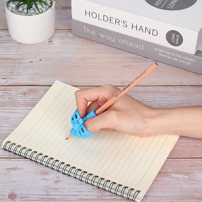 KOABBIT - Pencil Grippers for Kids Handwriting, Pencil Grip for Toddlers 2-4 Years, Pencil Helper for Kids Learning to Write,Pencil Holder Trainer Writing aid Elementary Teaching Tools