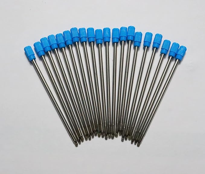 Ink Refills For Swarovski Crystal Elements Filled Ballpoint Pen (BLUE-20PCS) (blue)