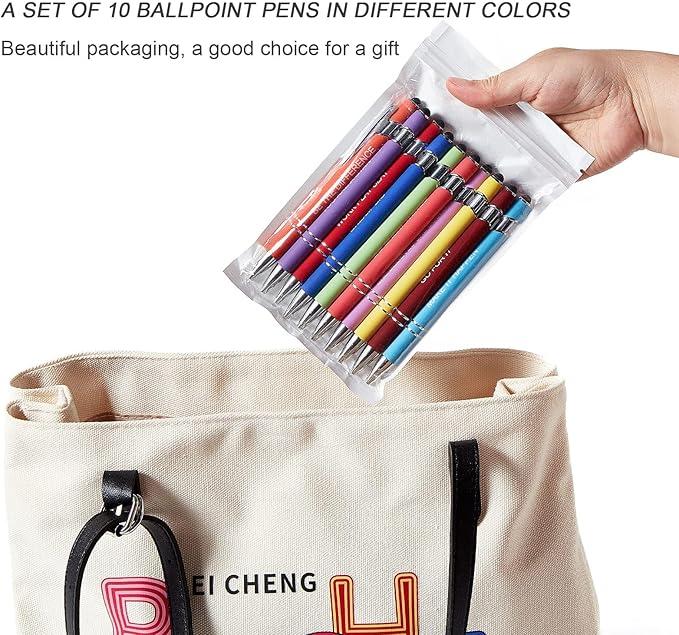 10PCS Funny Pens Colorful Ballpoint Pens with Bible Verse and Touch Screen Function Office Gifts(10PCS)