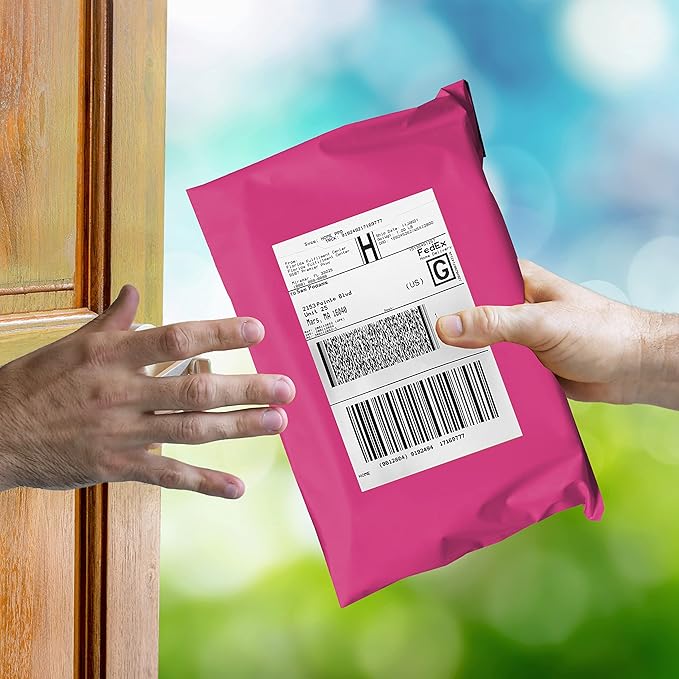 Colored Poly Mailers Pack of: Be creative with your packaging with Colored mailers (Pink, 7.5" x 10.5" pack of 200)