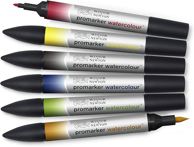 Winsor & Newton ProMarker Set, 12 Count, Tattoo Tones