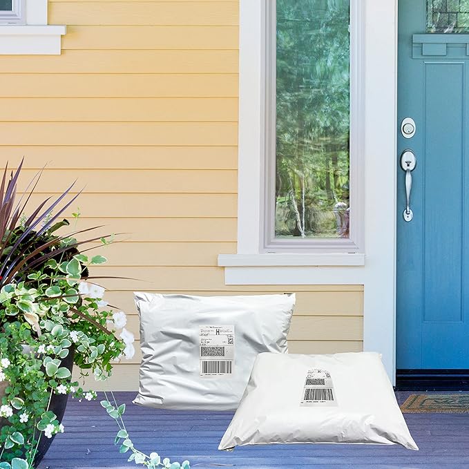 Colored Poly Mailers Pack of 250 (White, 19" x 24") Be Creative with Your Packaging with Colored mailers