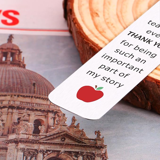 Teacher Christmas Gifts, Teacher Appreciation Gifts, Teacher Gifts for Women, Cute Bee Bookmark Gifts for Teachers, Teacher Thank You Gifts, Valentines Day Gifts for Teachers, Teacher Retirement Gift