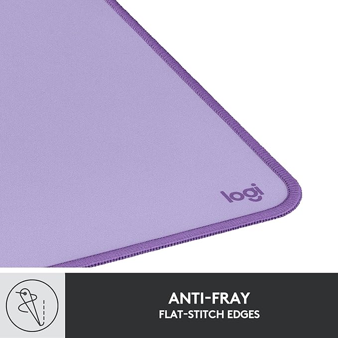 Logitech Desk Mat - Studio Series, Multifunctional Large Desk Pad, Extended Mouse Mat, Office Desk Protector with Anti-slip Base, Spill-resistant Durable Design, in Lavender