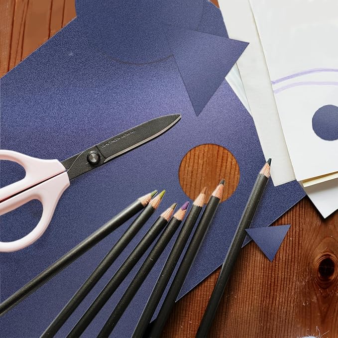 Navy Blue Shimmer Cardstock 8.5 x 11 Navy Blue Paper, Goefun 24 Sheets 80lb Card Stock Printer Paper for Christmas, Invitations, Certificates, Crafts, Card Making