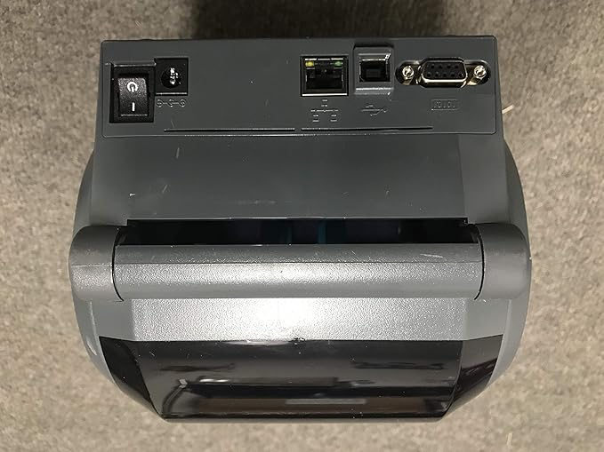 Zebra GX420d Ethernet Printer GX42-202410-000 W/New Adapter, Power, USB Cables & Print (Renewed)