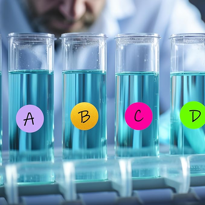 PARLAIM 0.75" Round Color Coding Circle Dot Labels in Roll, 1000 Stickers per Dispenser Box, 3/4 inch Diameter for Office and Business, Fluorescent Green