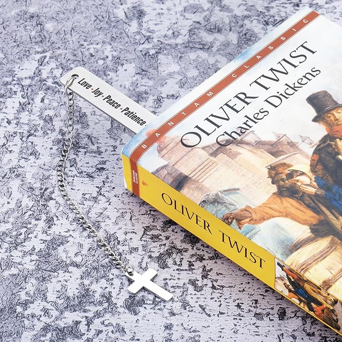 Bible Verse White Elephant Gifts Christian Jesus Spiritual Gifts for Women Sister Baptism Confirmation Gifts for Teen Girls Boys Christian Bible Accessories Bookmark Gifts for Her Religious