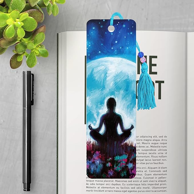 Animal Club - Yoga Moon Premier Bookmark Stationery
