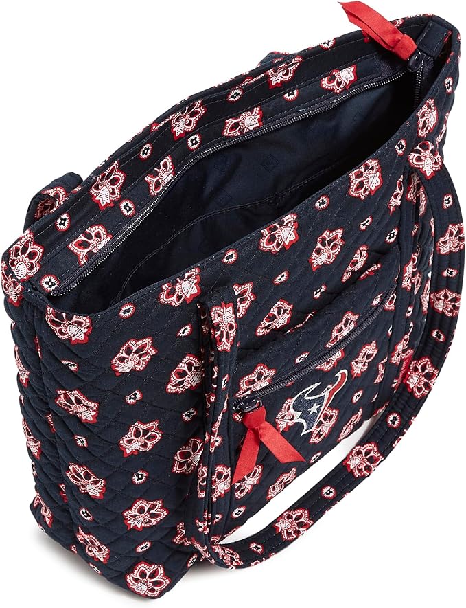 Vera Bradley Women's Cotton NFL Small Vera Tote Bag (Multiple Teams Available)