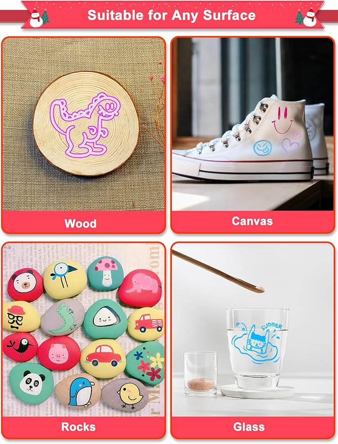 Outline Shimmer Markers, Easter Basket Essentials Stuffers, 18 Glitter Metallic Coloring Gel Pens, Tween Teen Girl Gifts Trendy Stuff, Cute School Art Craft Classroom Supplies Set for Kids Ages 4-16