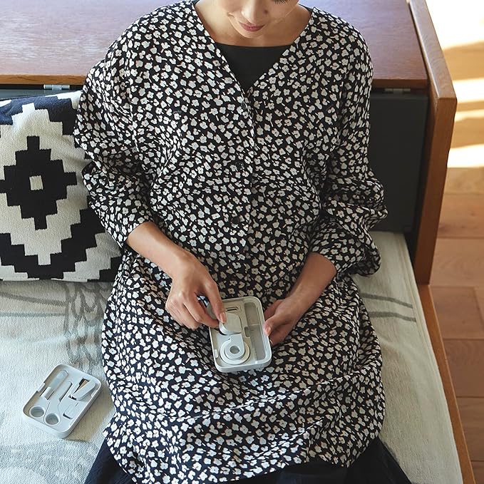 Plus Stationery Kit Gray (Scissors, stapler, tape, liquid glue, cutter, ruler, tape measure, pin for SIM card replacement) TD-001 30-213 With Original Stylus Ballpoint Touch Pen