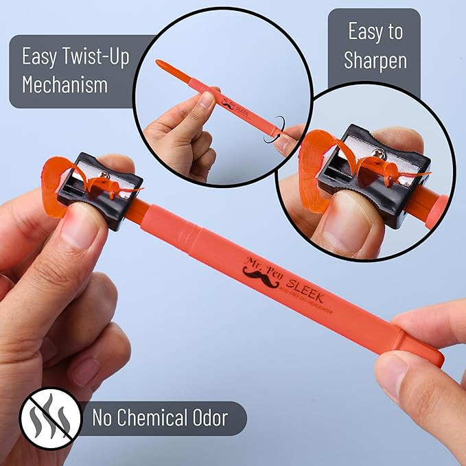 Mr. Pen No Bleed Gel Highlighter, Bible Highlighters, Pink, Pack of 4