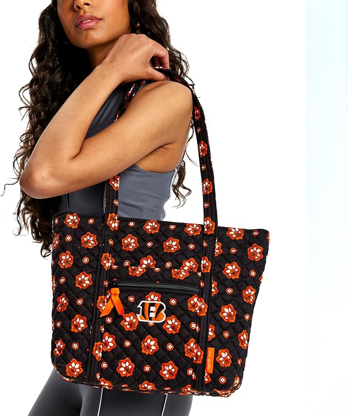 Vera Bradley Women's Cotton NFL Small Vera Tote Bag (Multiple Teams Available)