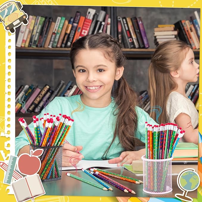 Gersoniel 60 Pcs Scented Pencils Bulk for Kids Inspirational Motivational Cute Fun Fruit Wood Smelly Graphite Pencils with Erasers for School Classroom Office Students Girls Boys Gifts Supplies