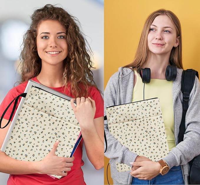 DSIUE Book Sleeve, Book Covers for Paperbacks with Zipper, Book Lover Gifts