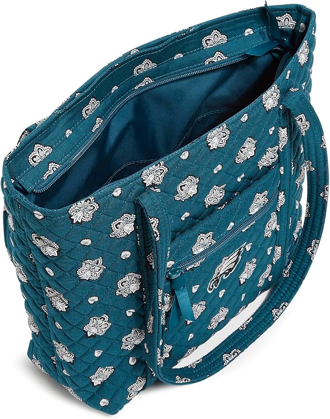 Vera Bradley Women's Cotton NFL Small Vera Tote Bag (Multiple Teams Available)