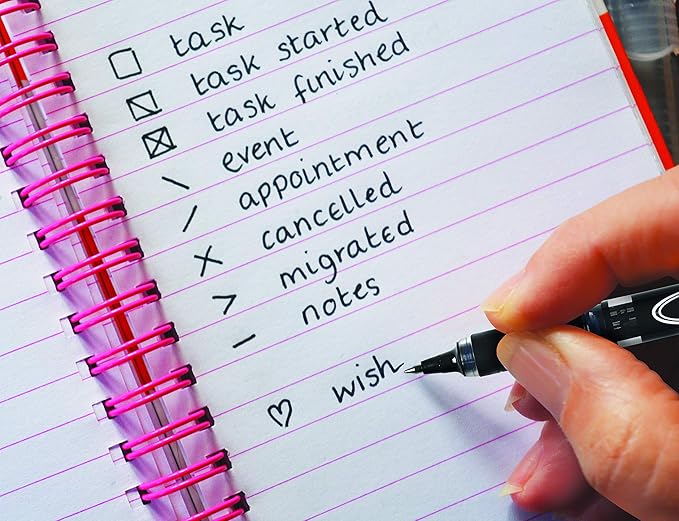 Inc. R2 Rollerball Pens - 0.7 mm Medium-Point Pen Set With Comfort Grip for School, Office, Writing, and Journaling, 12 Pack, Black Ink