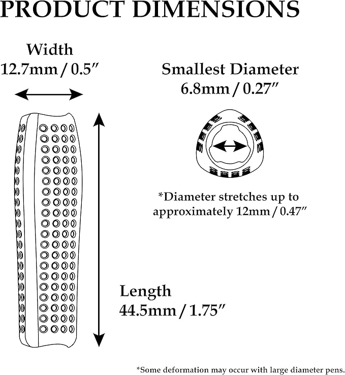 Omni Grip 6-Pack of Premium Comfort Grips, Perfect for Apple Pencil, Apple Pencil 2, Styluses, Pens and Pencils