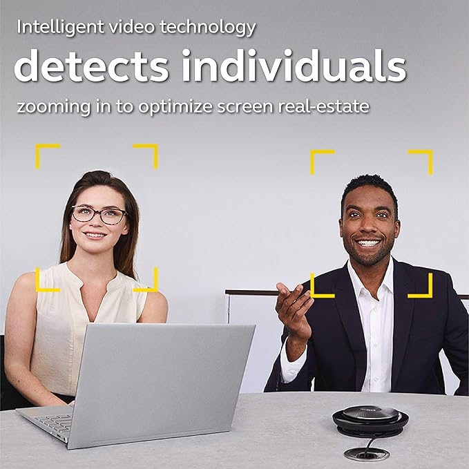 Jabra PanaCast – Intelligent 180° Panoramic-4K Huddle Room Video Camera – Inclusive Video Conferencing Camera with Full Room Coverage, Easy to Set-Up Wide Angle Webcam for Streaming