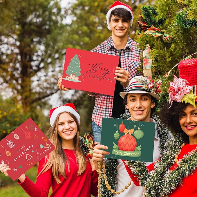 300 Sheets Red Green Cardstock Paper 8.5 x 11 inches, 180 GSM/65 lb Thick Card Stock Paper Construction Paper for DIY Christmas Cards