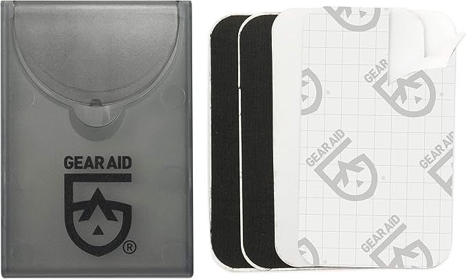GEAR AID Tenacious Tape Mini Patches with Peel-and-Stick Adhesive Repairs Holes and Tears in Winter Gear, Down Puffer Jackets, Sleeping Bags, Tents and Rain Gear