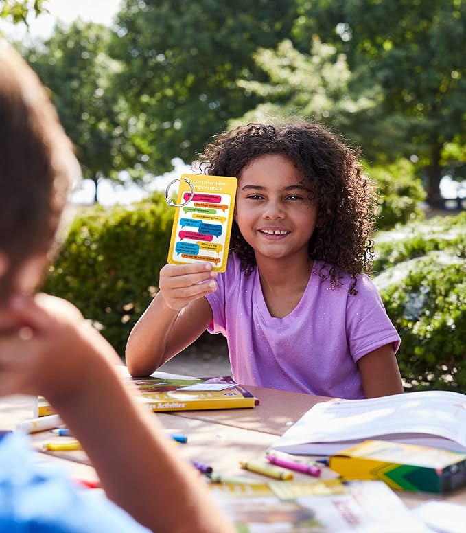 Carson Dellosa Be Clever Wherever Reading is Thinking Things on Rings, Reference Flash Cards Covering Critical Thinking Skills and Strategies for Evaluating Text, Grades 2-5 Flashcards