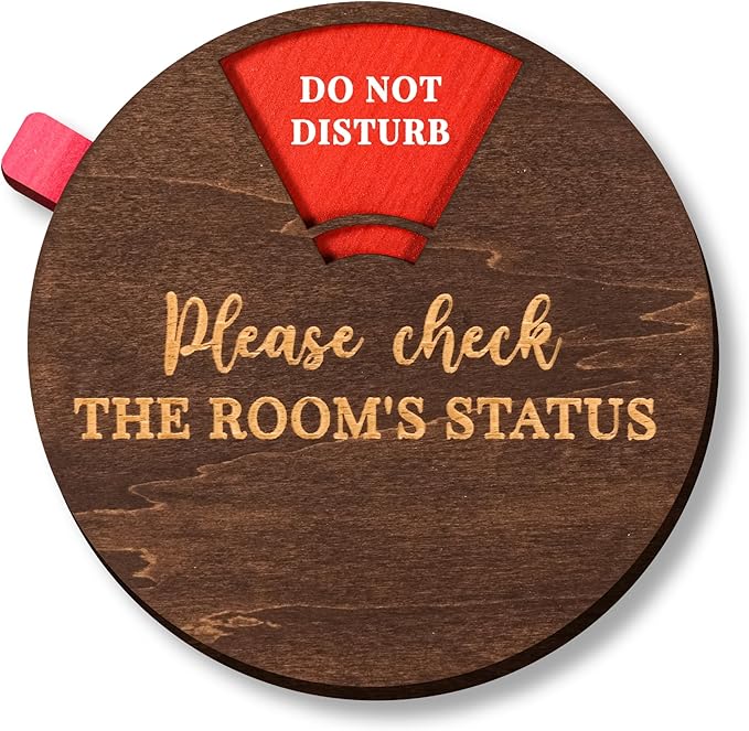 Office Door Sign Available and Away - 6 Options Out Of Office Sign for Door, Funny Do Not Disturb Door Hanger Sign for Office, In A Meeting Sign for Office Door, Work from Home Privacy Sign