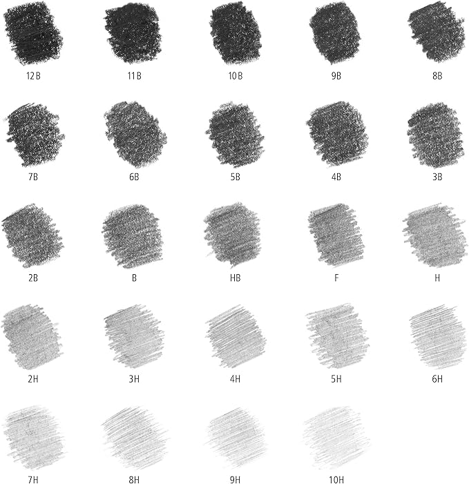 STAEDTLER Mars Lumograph 6B Graphite Art Drawing Pencil, 6 Pencils