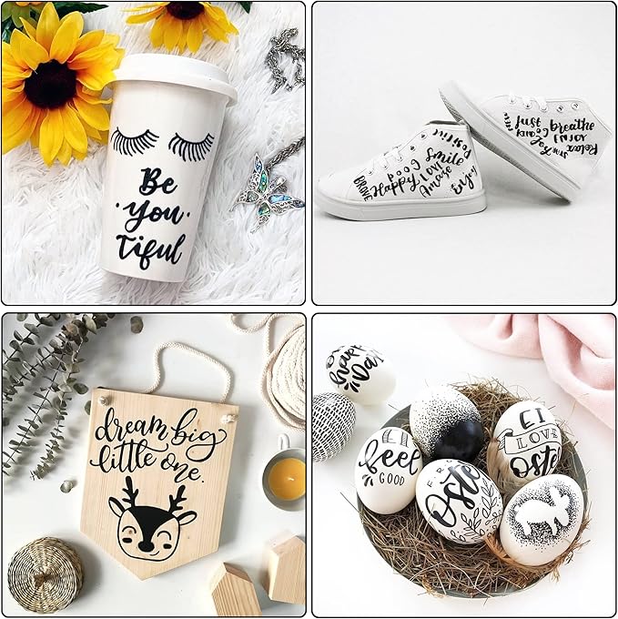 Permanent Markers Bulk, 240 Pack Fine Tip Black Permanent Markers, Waterproof Markers, Premium Smear Proof Pens, Quick Drying, Office Supplies for School, Office, Home