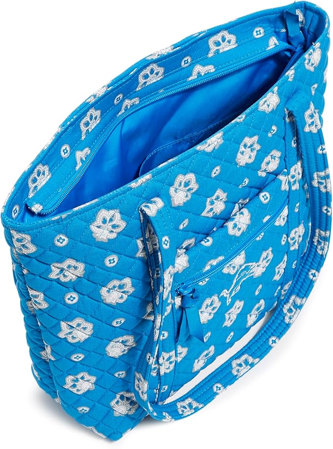Vera Bradley Women's Cotton NFL Small Vera Tote Bag (Multiple Teams Available)