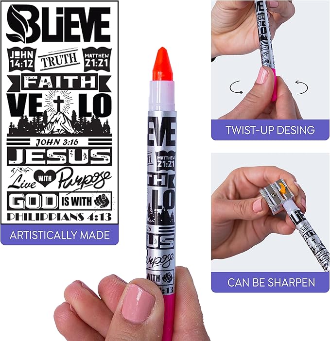 BLIEVE- Bible Study Kit With Gel Highlighters And Pens No Bleed Through, Amazing Bible Highlighter and Pens Fine Tip set Planner Supplies Gifts (10 Pack)
