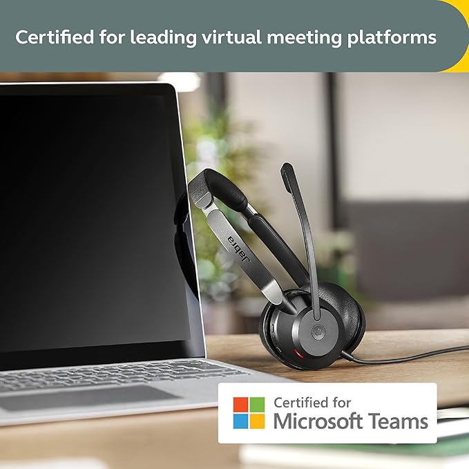 Jabra Evolve2 30 SE Wired Mono Noise-Cancelling Headset - Features 2-Microphone Call Technology and USB-A Cable - MS Teams Certified, Works with All Other Platforms - Black