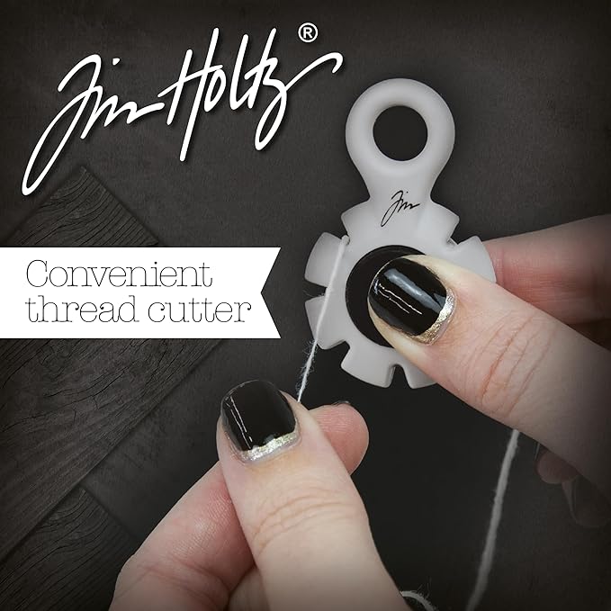 TONIC STUDIOS Tim Holtz Paper Distressing Tool - Scrapbook Supplies for Cardstock and Creating Rough Torn Edges - Distresser with 7 Recessed Blades