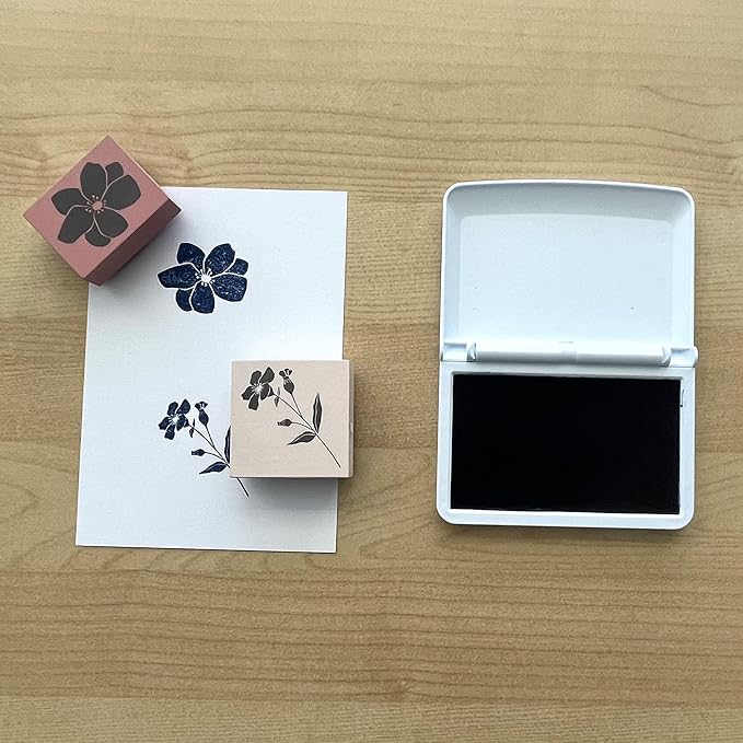 COLOP Make Series, Ink Stamp Pads, with Non-Toxic Premium Ink, Water-Based Acid-Free (Noble Blue, Make 2-2-3/4" x 4-1/4")