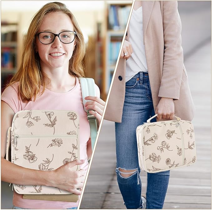 Bible Cover Case for Women,Large Bible Tote Bags for Women Organizer Corduroy Bible Carrying Case for Girls,Bible Study Supplies Accessories Christian Gifts for Women