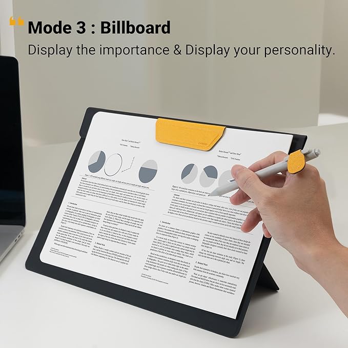 LHiDS Creative Folio 2.0 with Stand, Business Portfolio Resume, 3-in-1 Padfolio with Magnetic Accessories, Work as Notebook Cover, Clipboard, Organizing Board for Home and Office (Gray, A4/Letter)