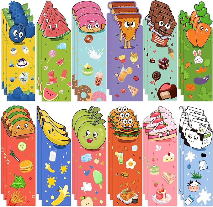 Bookmark, 36Pcs Bookmarks for Kids, Cute Bookmarks, Book Marks for Reading Kids, Kids Bookmarks, Bookmarks for Book Lovers,Book Markers, Bookmarks Bulk, Classroom Rewards, Classroom Prizes Elementary