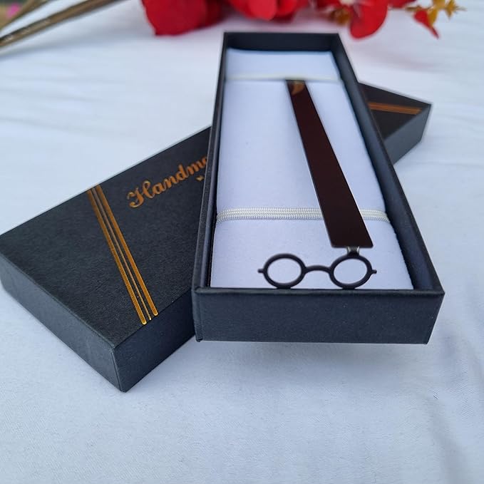 Glasses Bookmark Wizard Metal Bookmark Witch Magic Beautiful Bookmark for Girls, Boys, Kids, Book Club Gift for Teacher Gift Gifts Bookish Gifts for Book Lovers (Glasses)