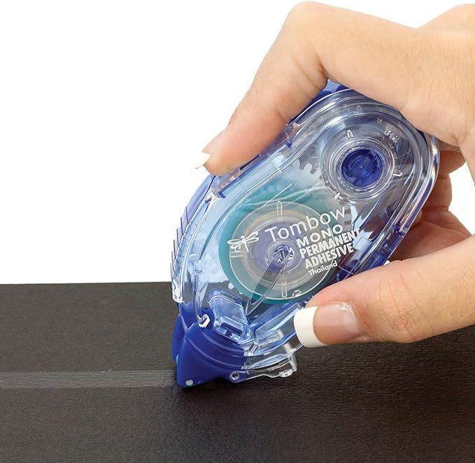 Tombow 62107 Mono Adhesive Refill Permanent, 1/3-Inch-by-472-Inch (Pack of 2)